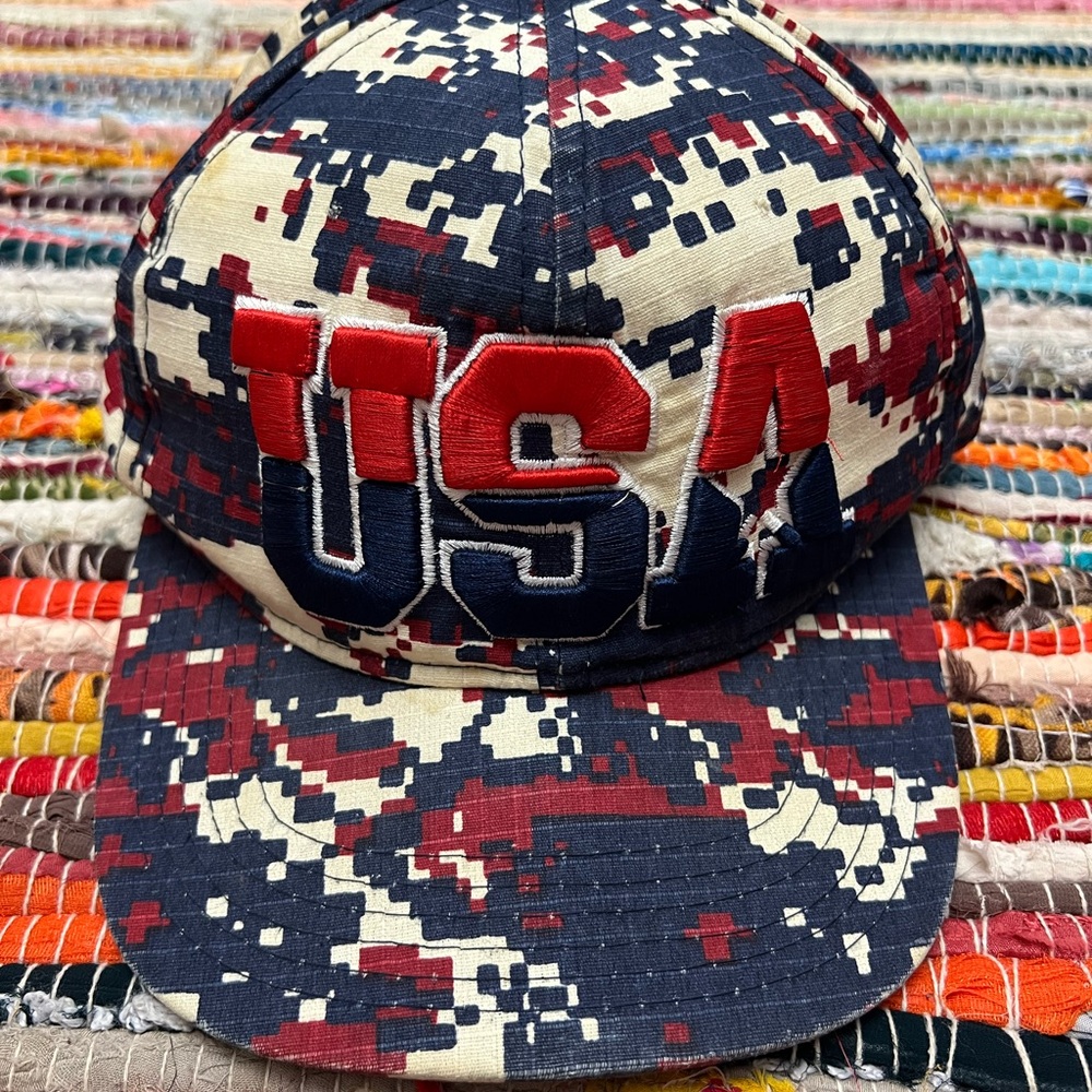 USA Camouflage Snapback  | Multi-Color | Size OS